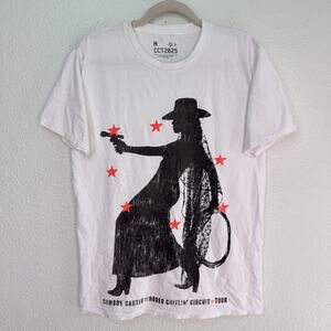 Beyonce Cowboy Carter Tour Shirt Medium Most Wanted Tee Rodeo Chitlin Merch